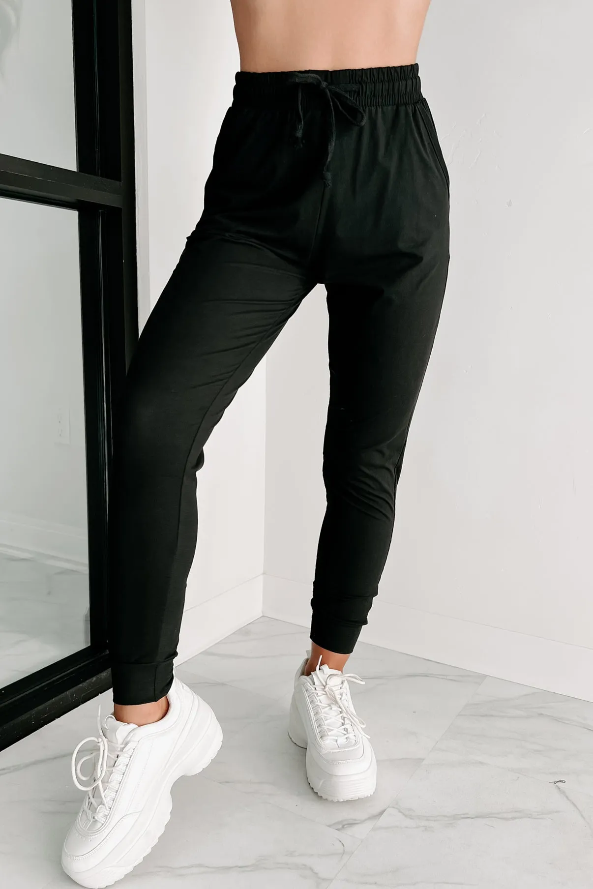 Holiday Steal- Keeping Cozy Buttery Soft Joggers (Black)