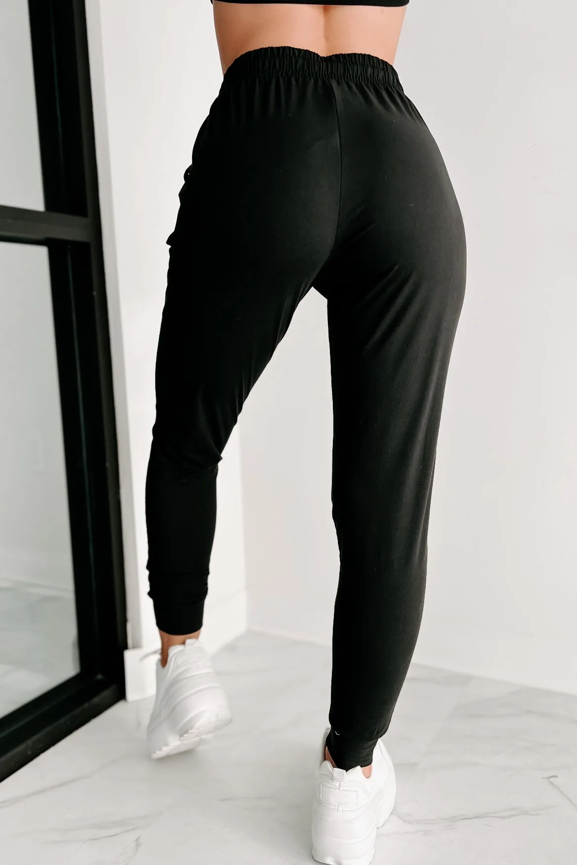 Holiday Steal- Keeping Cozy Buttery Soft Joggers (Black)