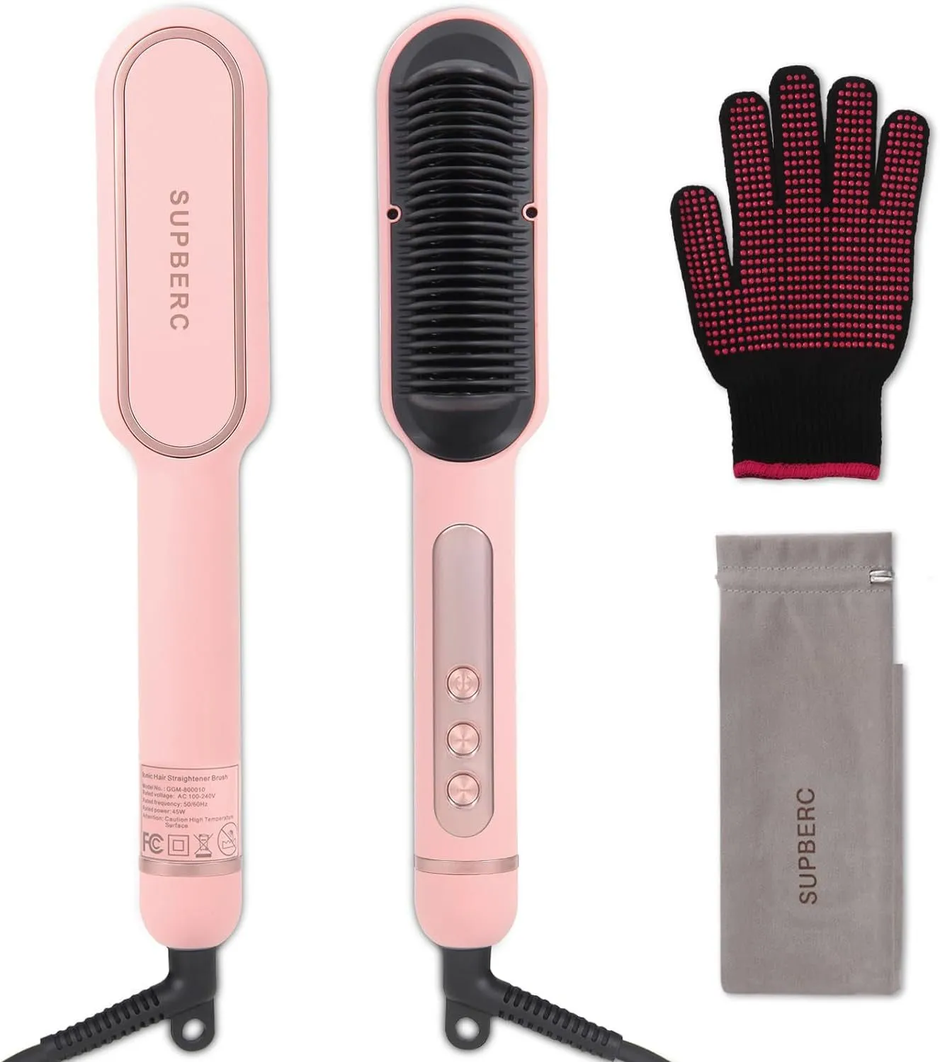 Ionic Hair Straightener Brush