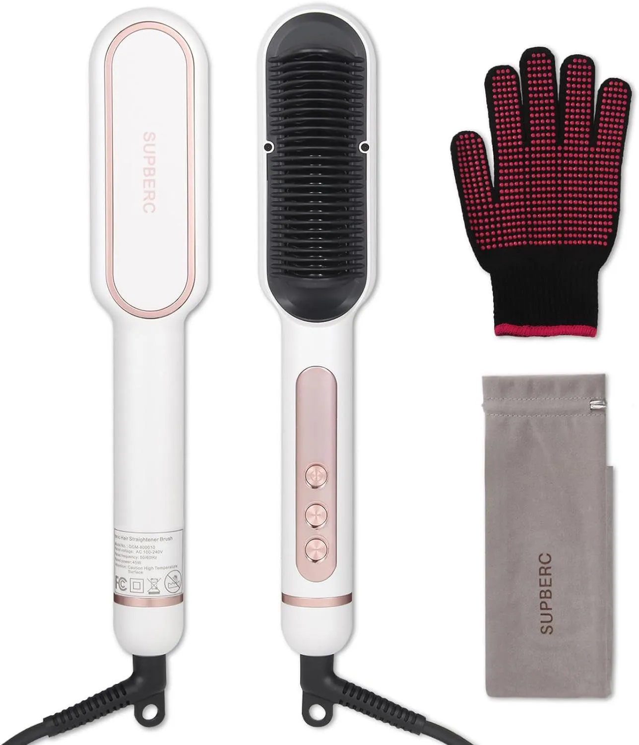 Ionic Hair Straightener Brush