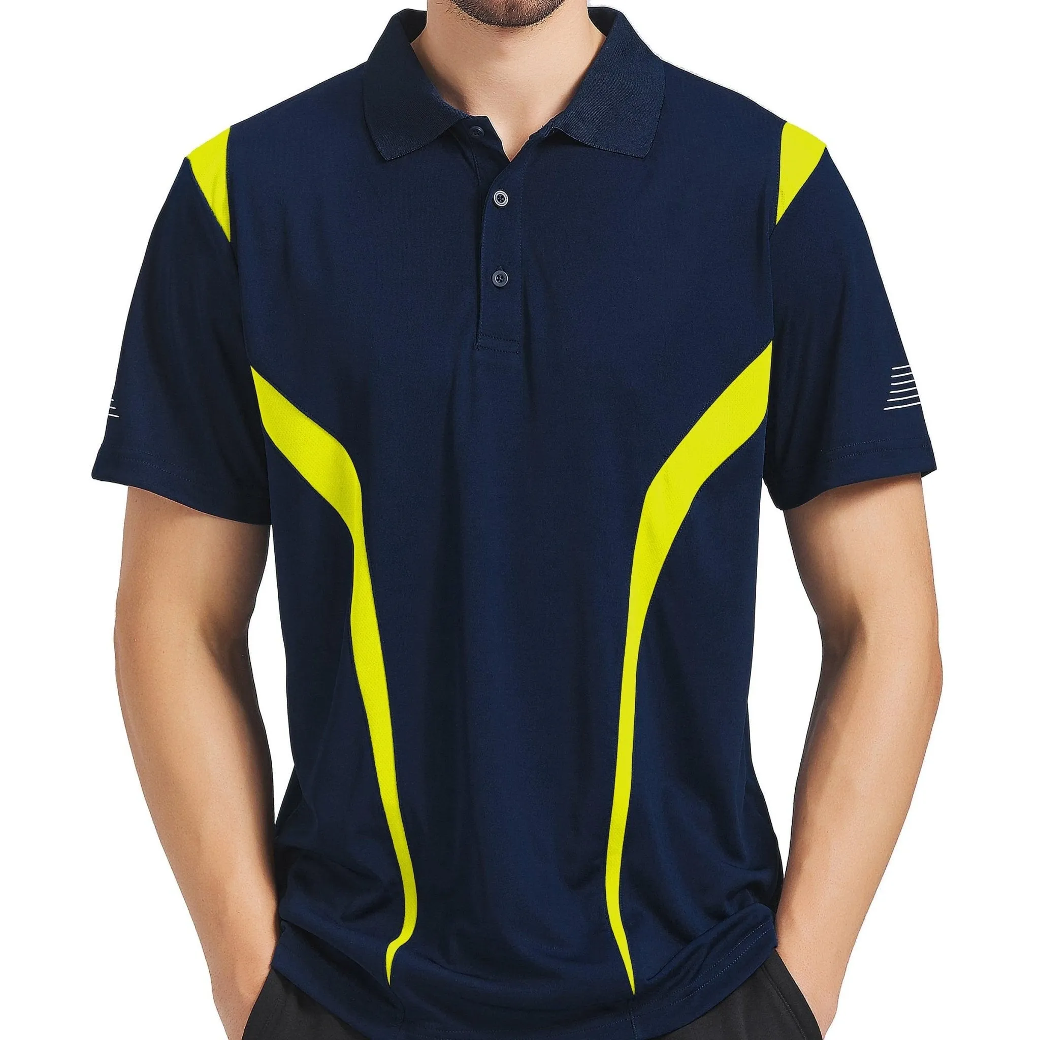 ISUSI Summit Mens Polo Shirts, Short Sleeve