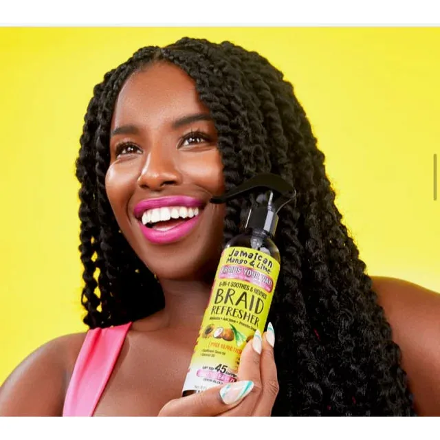 Jamaican Mango & Lime 6-in-1 Soothes & Revives Braid Refresher 8 oz