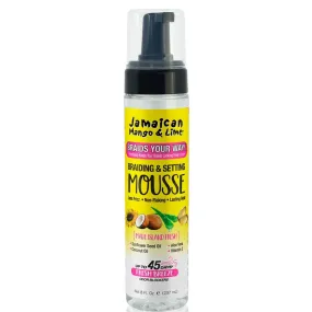 Jamaican Mango & Lime Braiding & Setting Mousse 8 oz