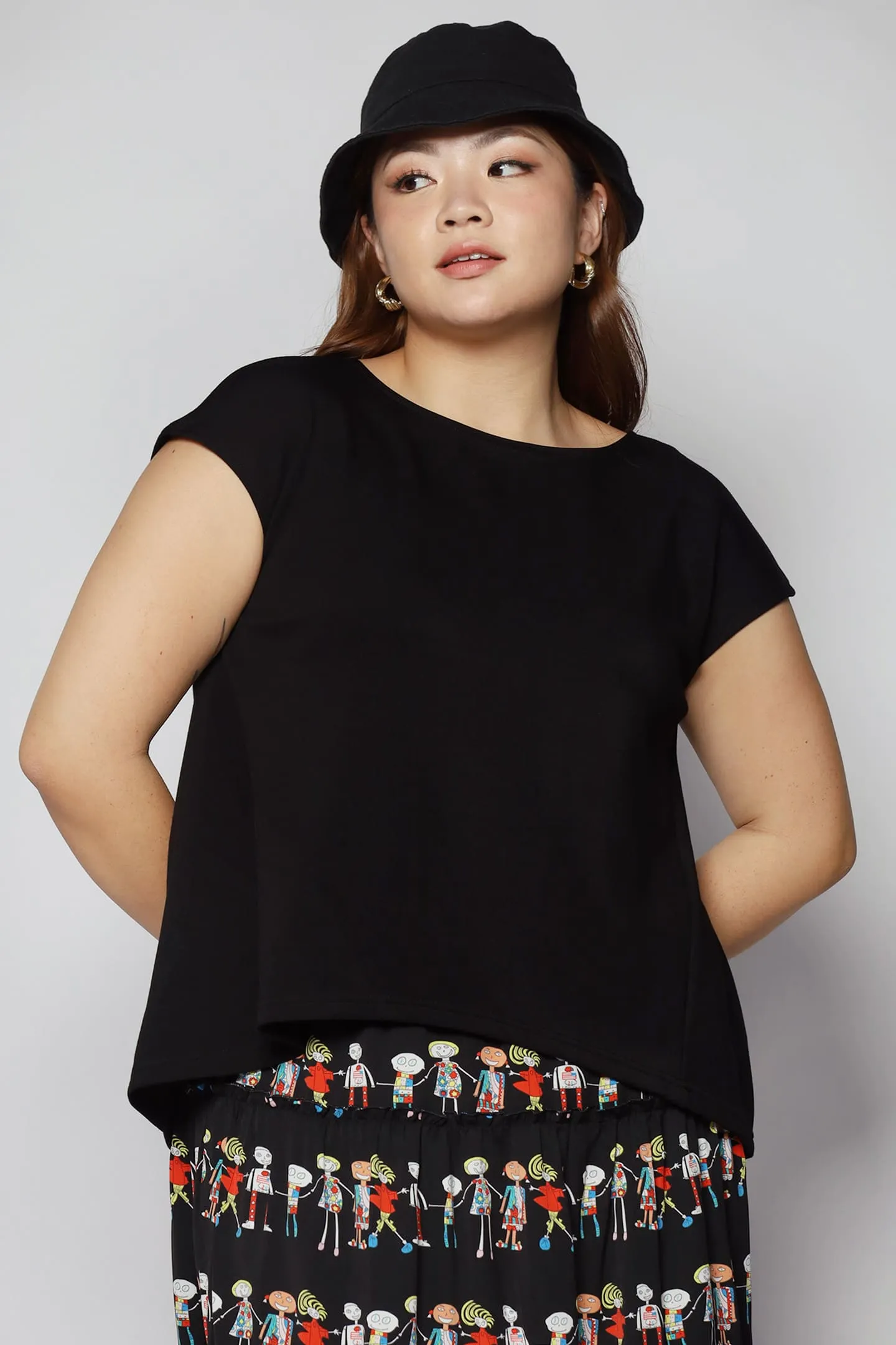 Jesslyn Top in Black