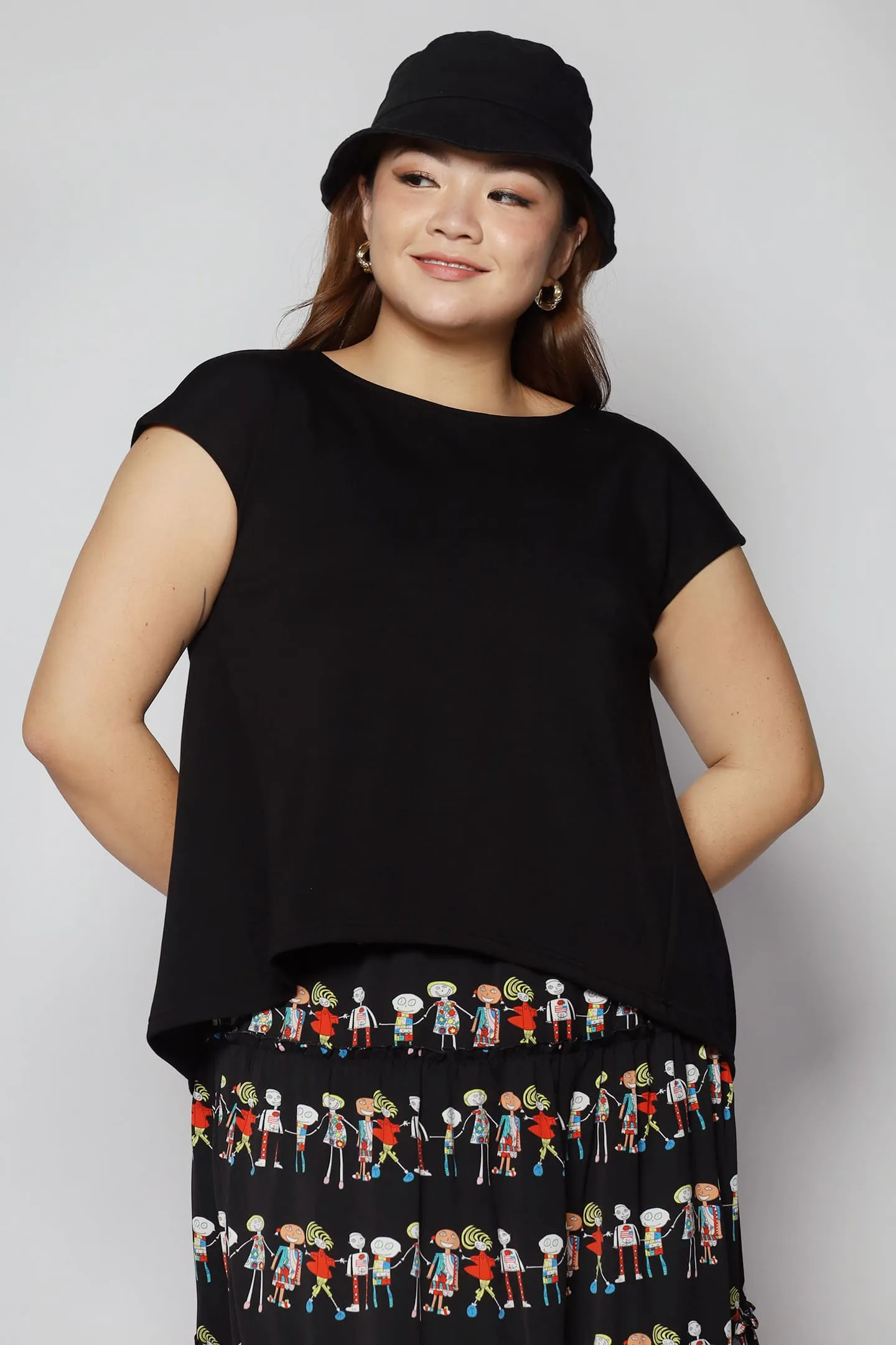 Jesslyn Top in Black