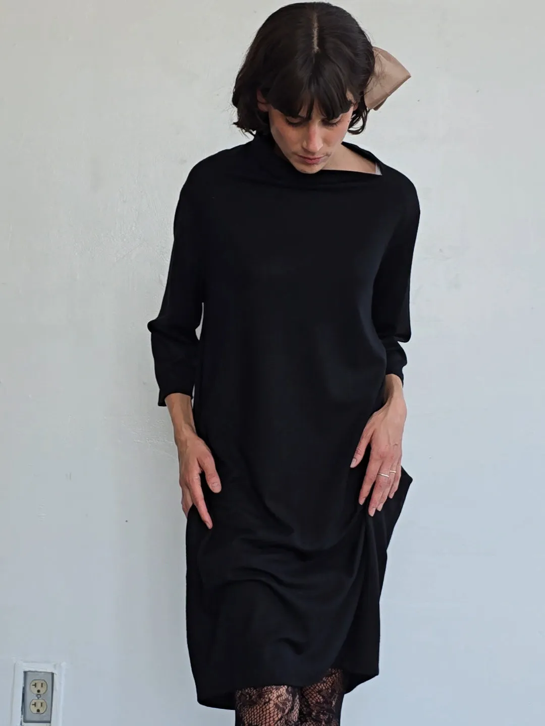 Jil Sander Asymmetric Knit Dress (L)