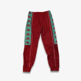 Kappa 222 Banda 10 Alien Red Chilli Teel Trackpants Joggers