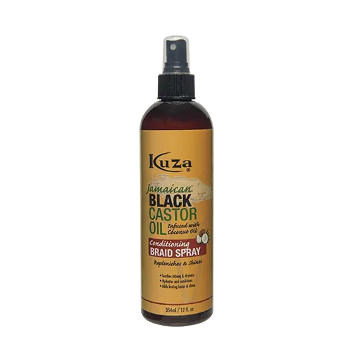 Kuza Jamaican Black Castor Oil Conditioning Braid Spray