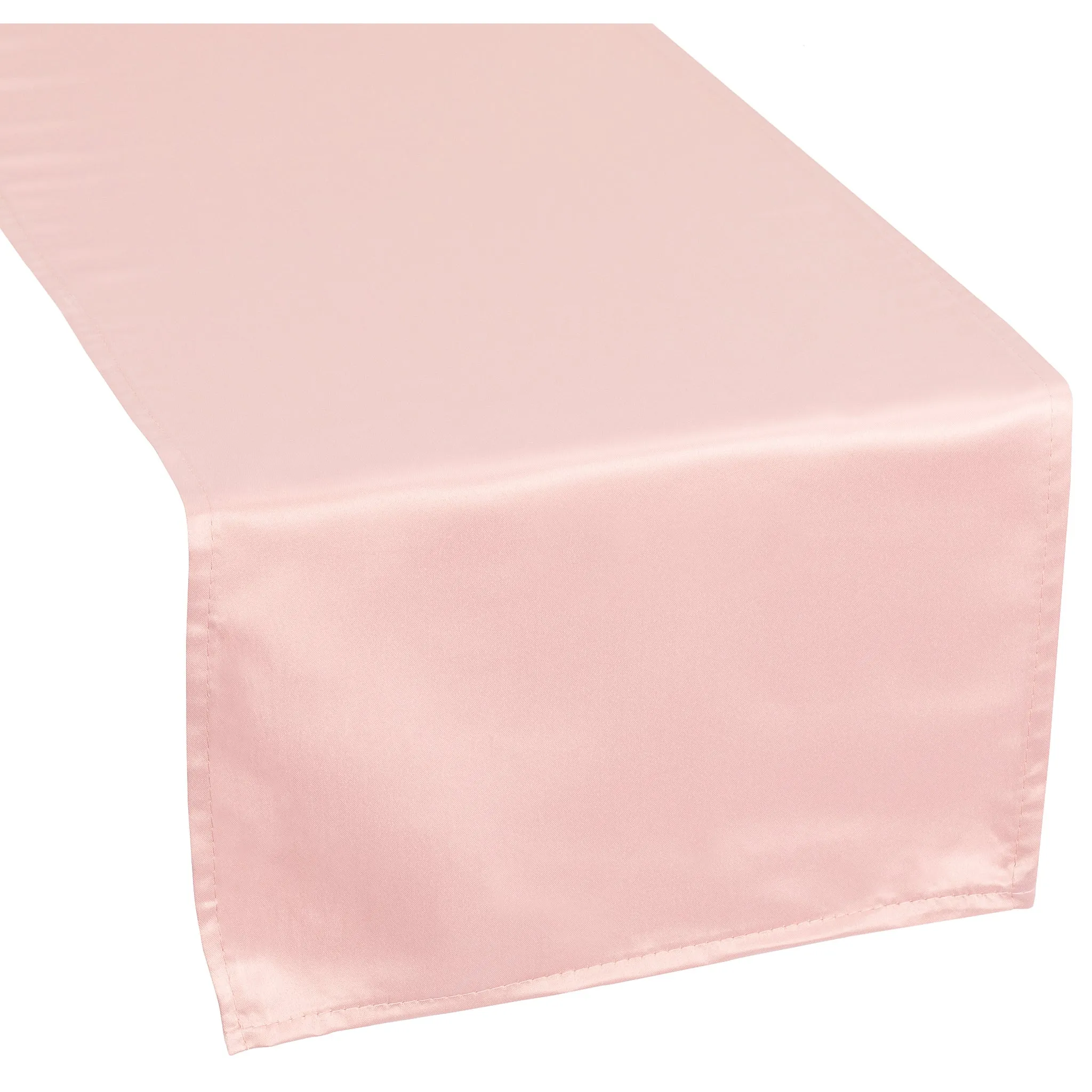 Lamour Satin Table Runner - Dusty Rose/Mauve