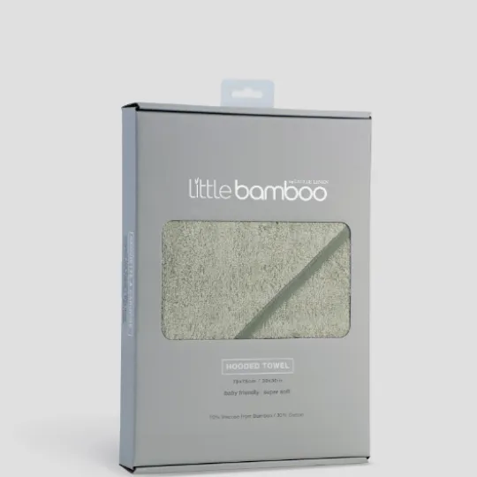 Little Linen Little Bamboo Hooded Towel Bayleaf