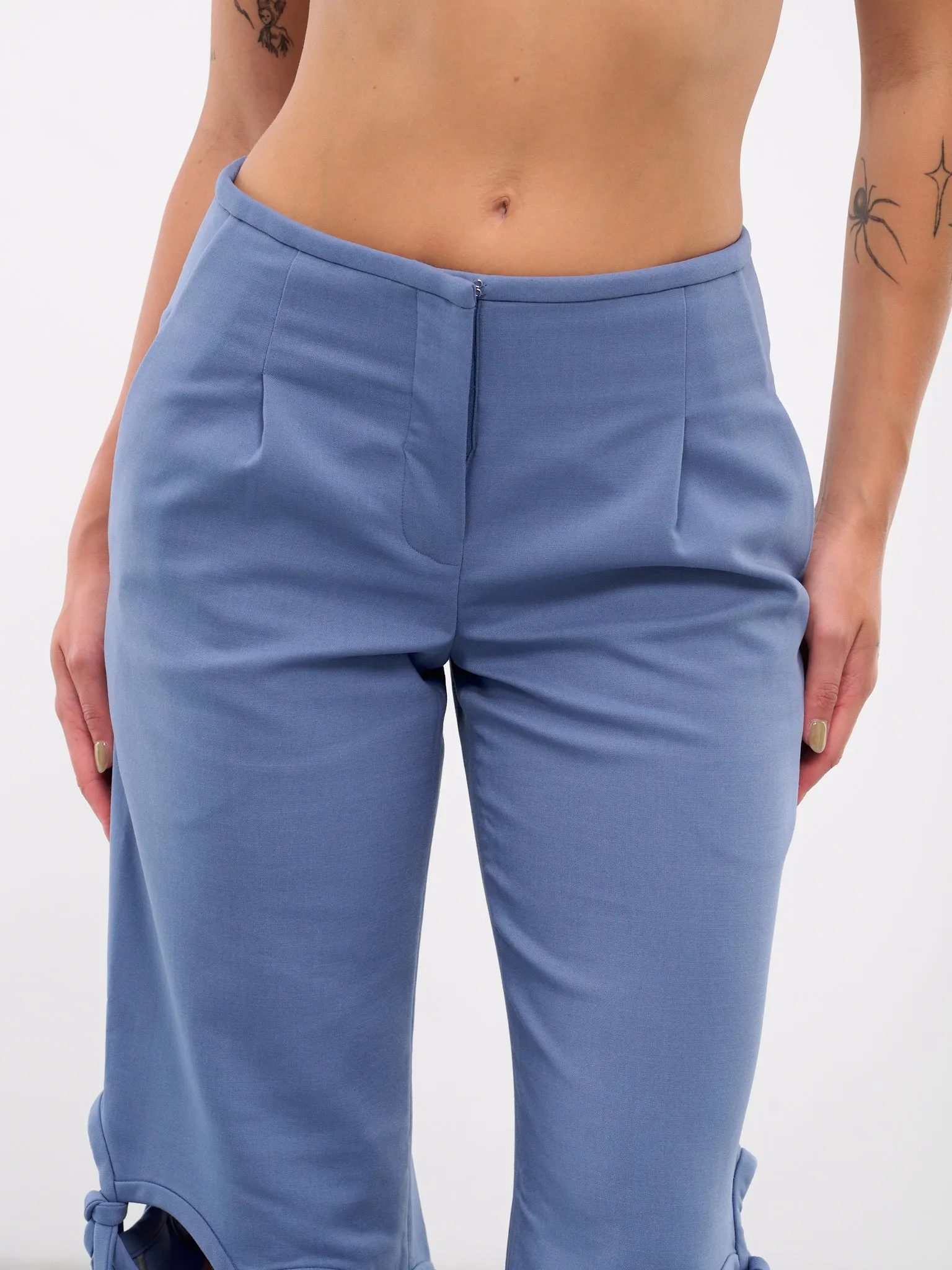 Loophole Tie Trousers (24025240-CIELO-BLUE)