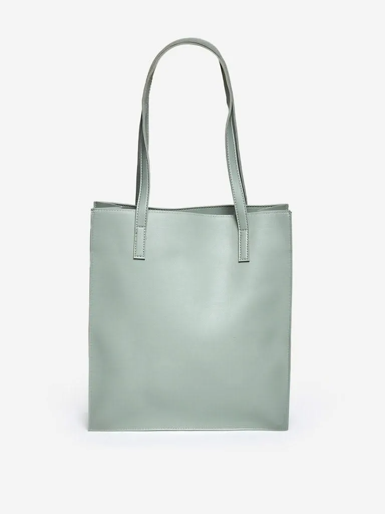 LOV Light Green Tote Bag