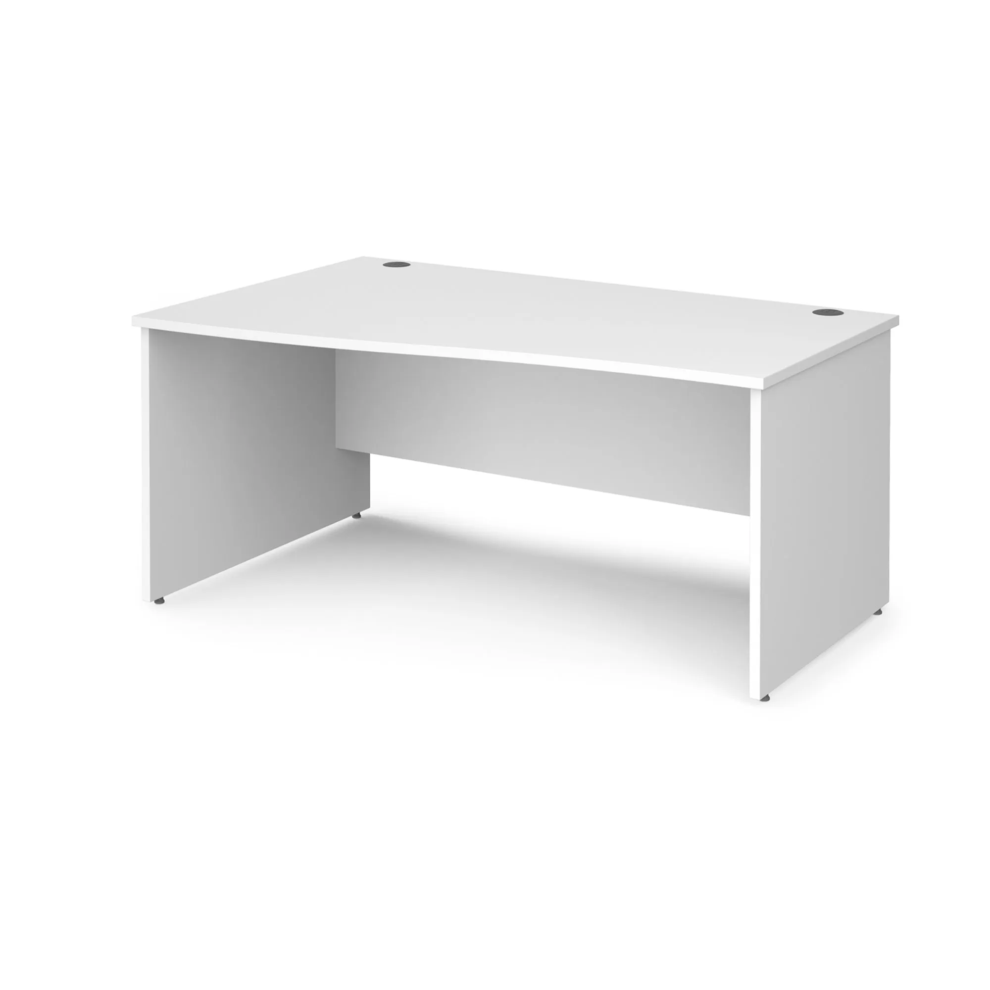 Maestro 25 panel leg left hand wave desk