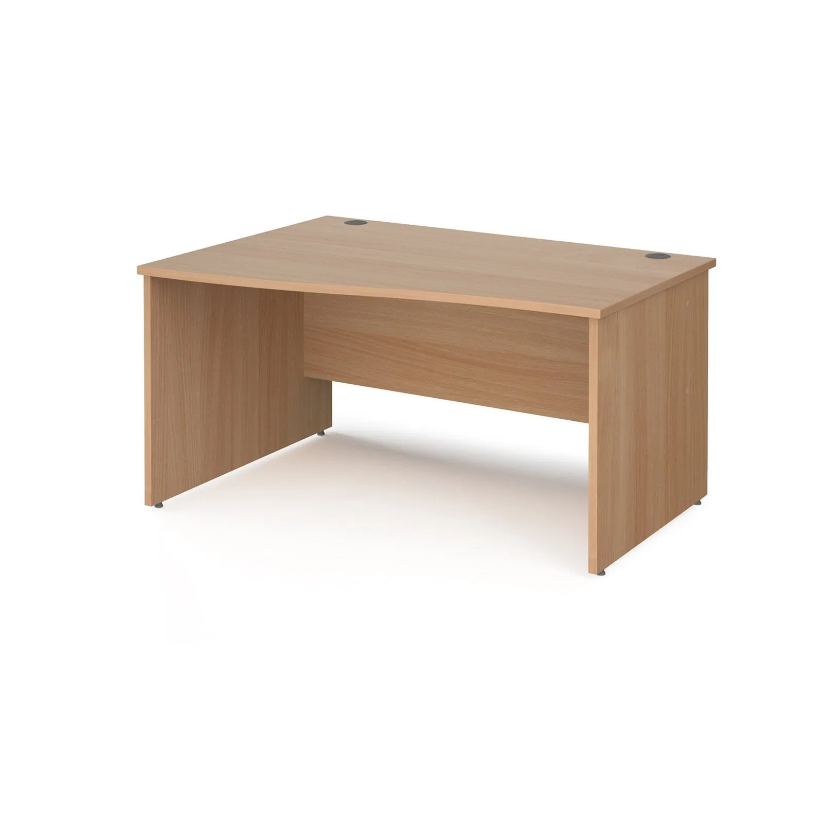 Maestro 25 panel leg left hand wave desk