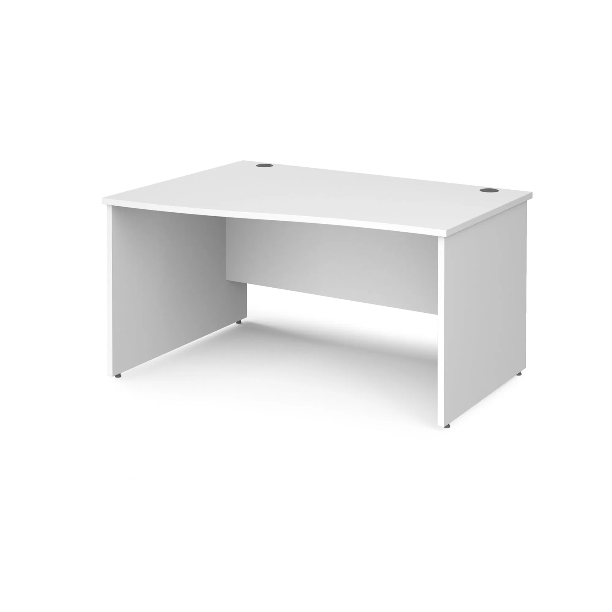 Maestro 25 panel leg left hand wave desk