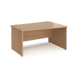 Maestro 25 panel leg right hand wave desk