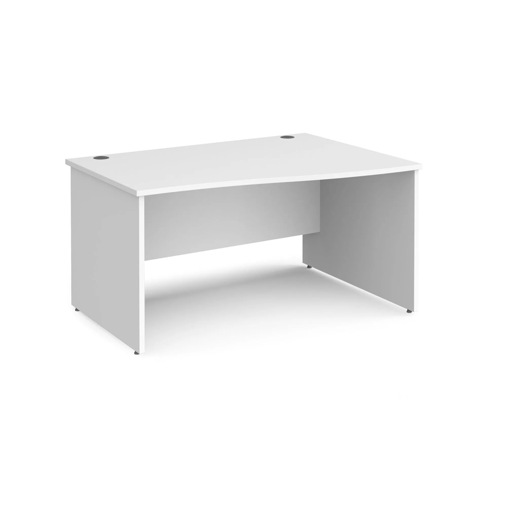 Maestro 25 panel leg right hand wave desk