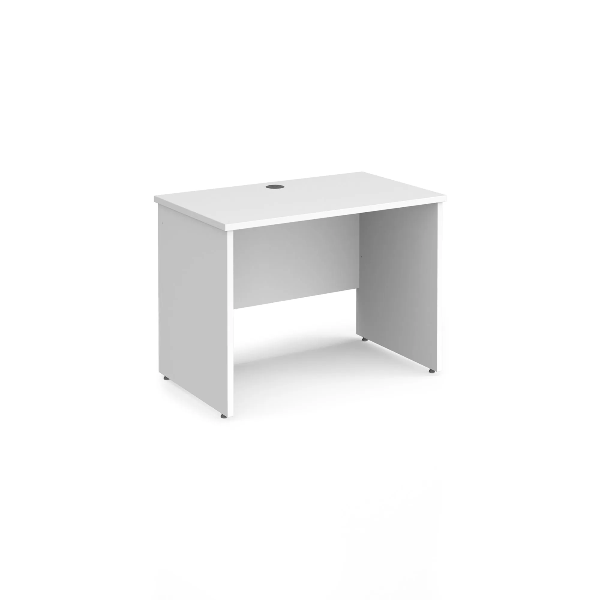 Maestro 25 panel leg straight desk 600 deep