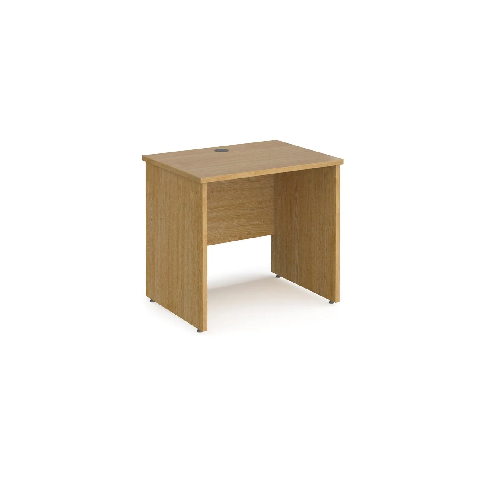 Maestro 25 panel leg straight desk 600 deep