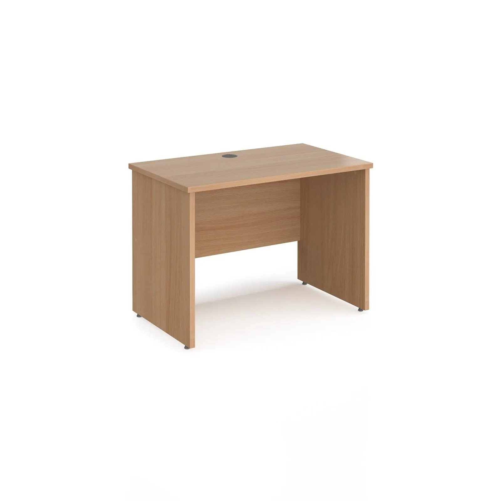 Maestro 25 panel leg straight desk 600 deep