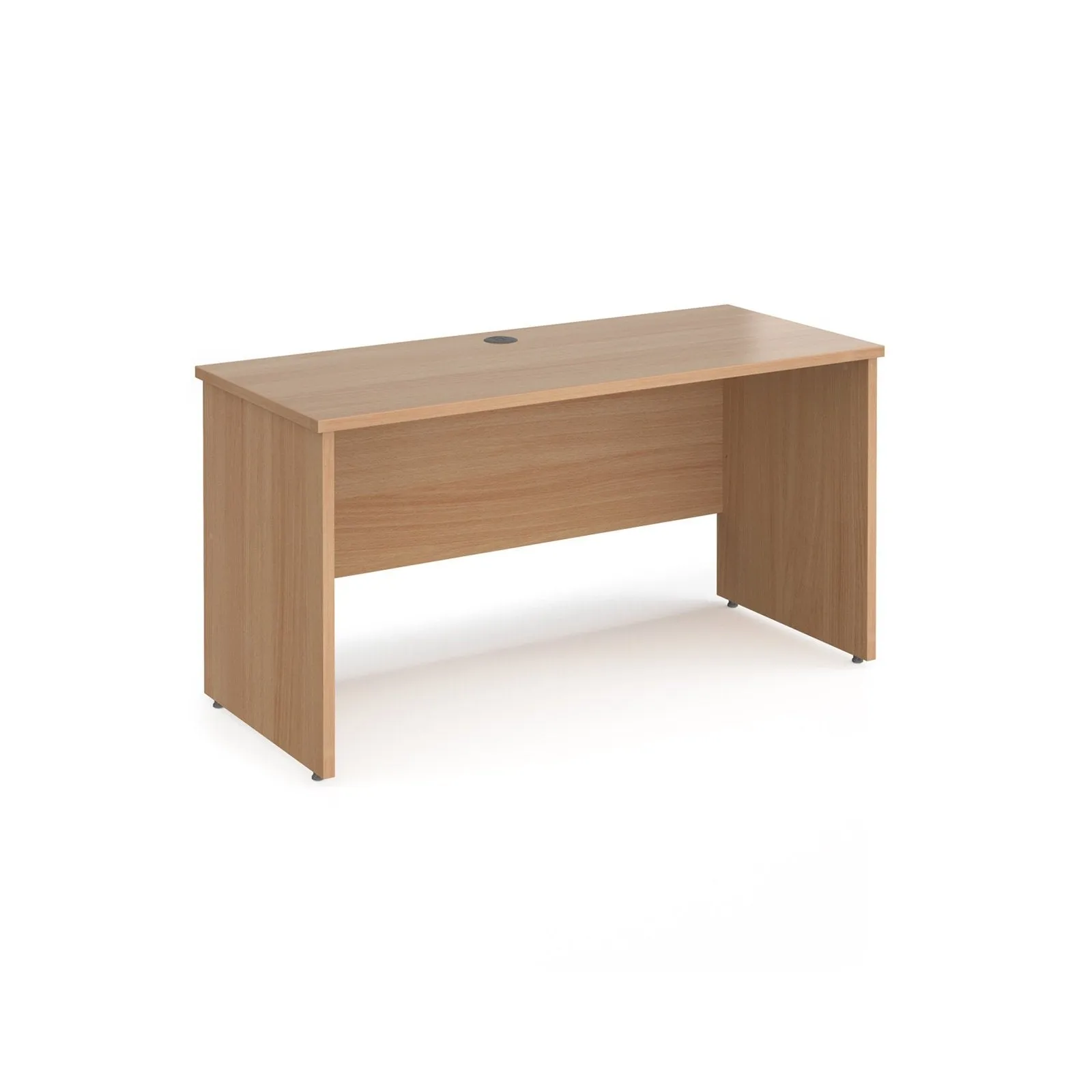 Maestro 25 panel leg straight desk 600 deep