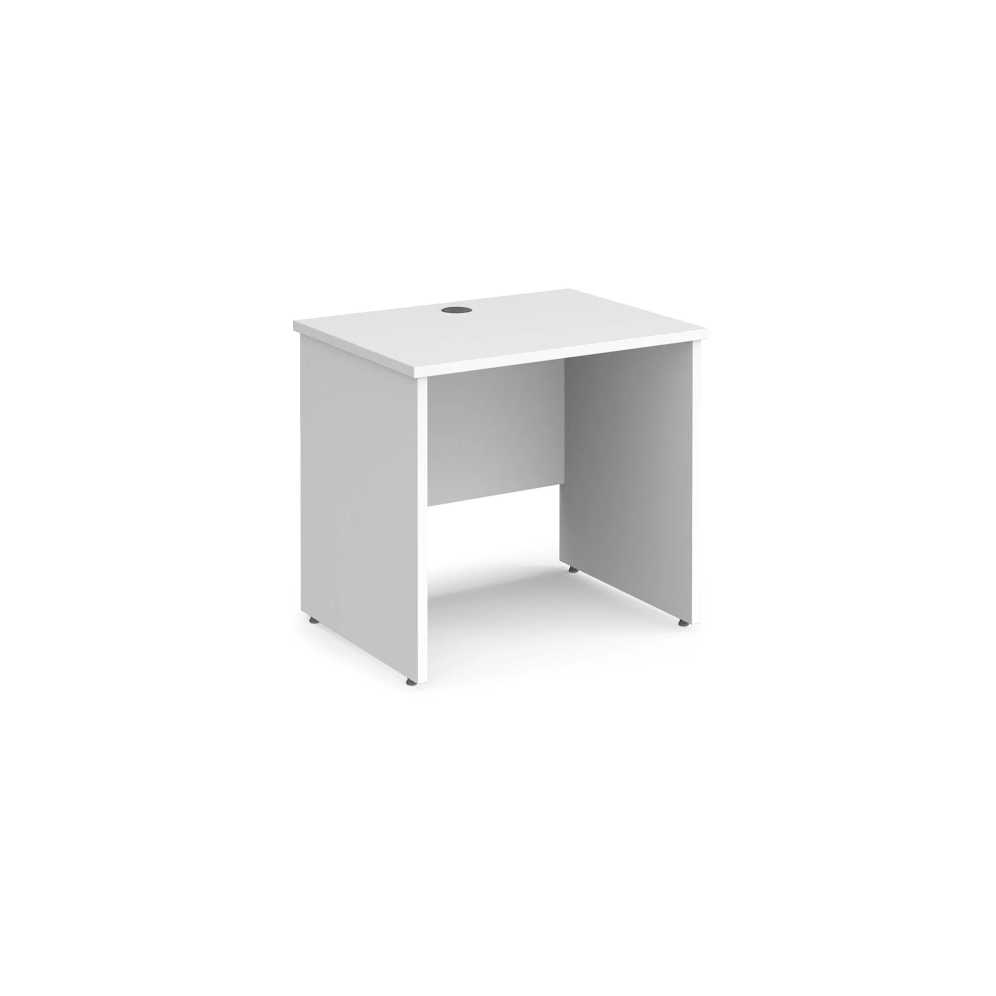 Maestro 25 panel leg straight desk 600 deep