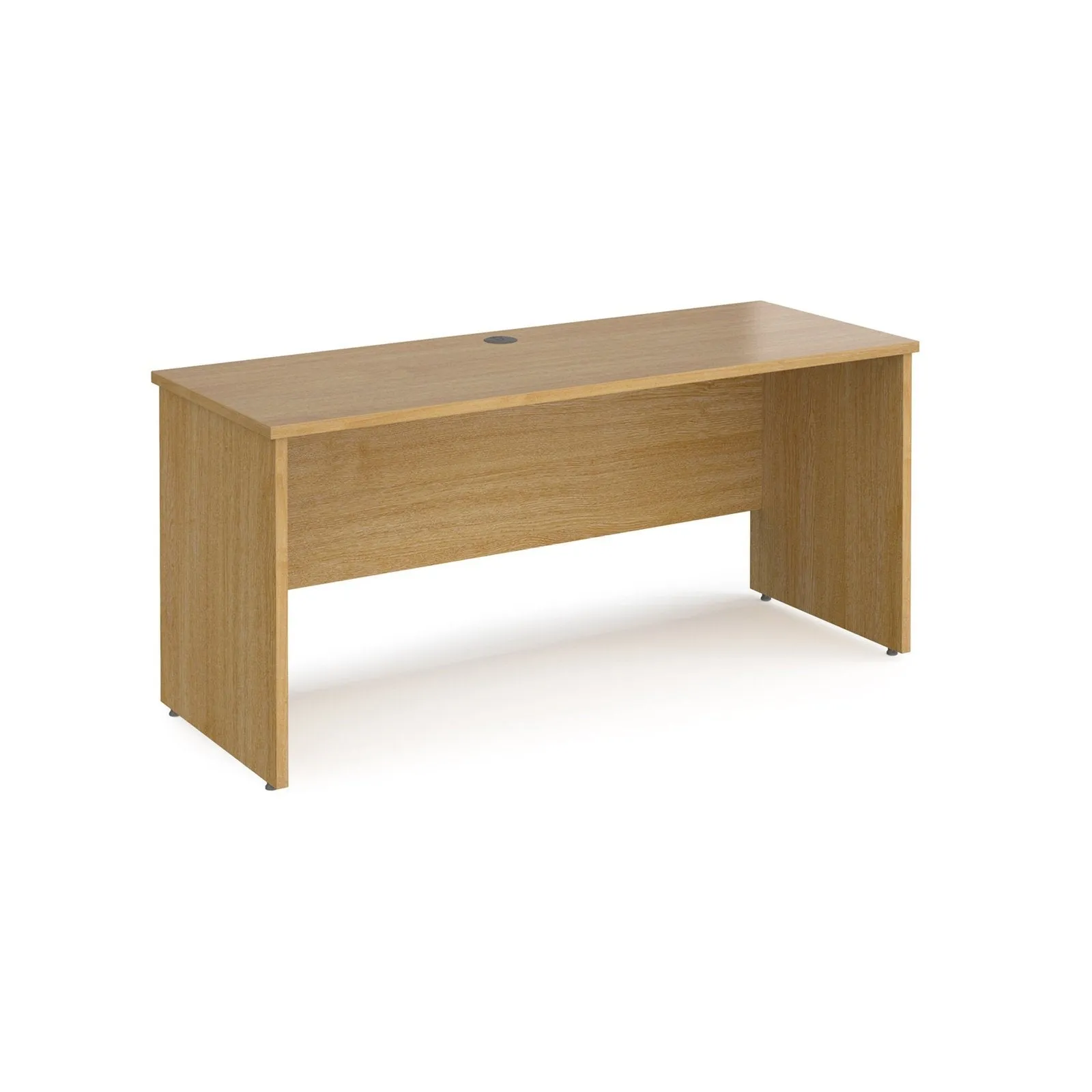 Maestro 25 panel leg straight desk 600 deep