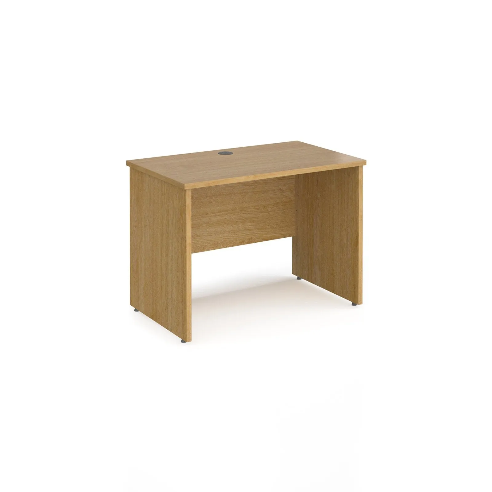 Maestro 25 panel leg straight desk 600 deep