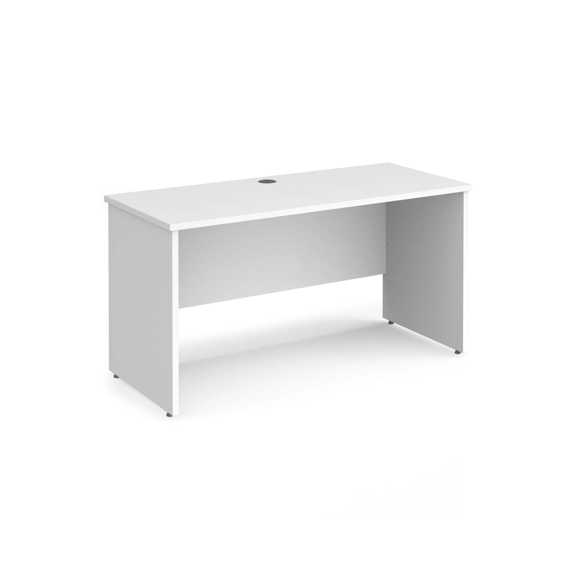 Maestro 25 panel leg straight desk 600 deep