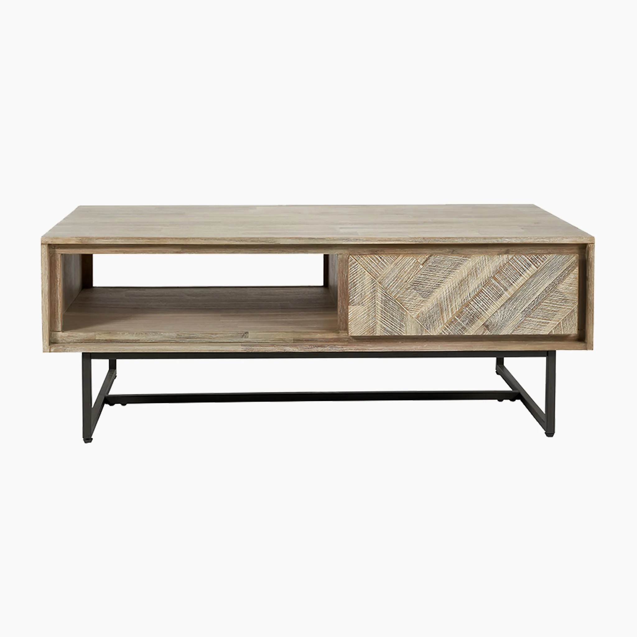 Marca Acacia Wood 2 Drawer Coffee Table