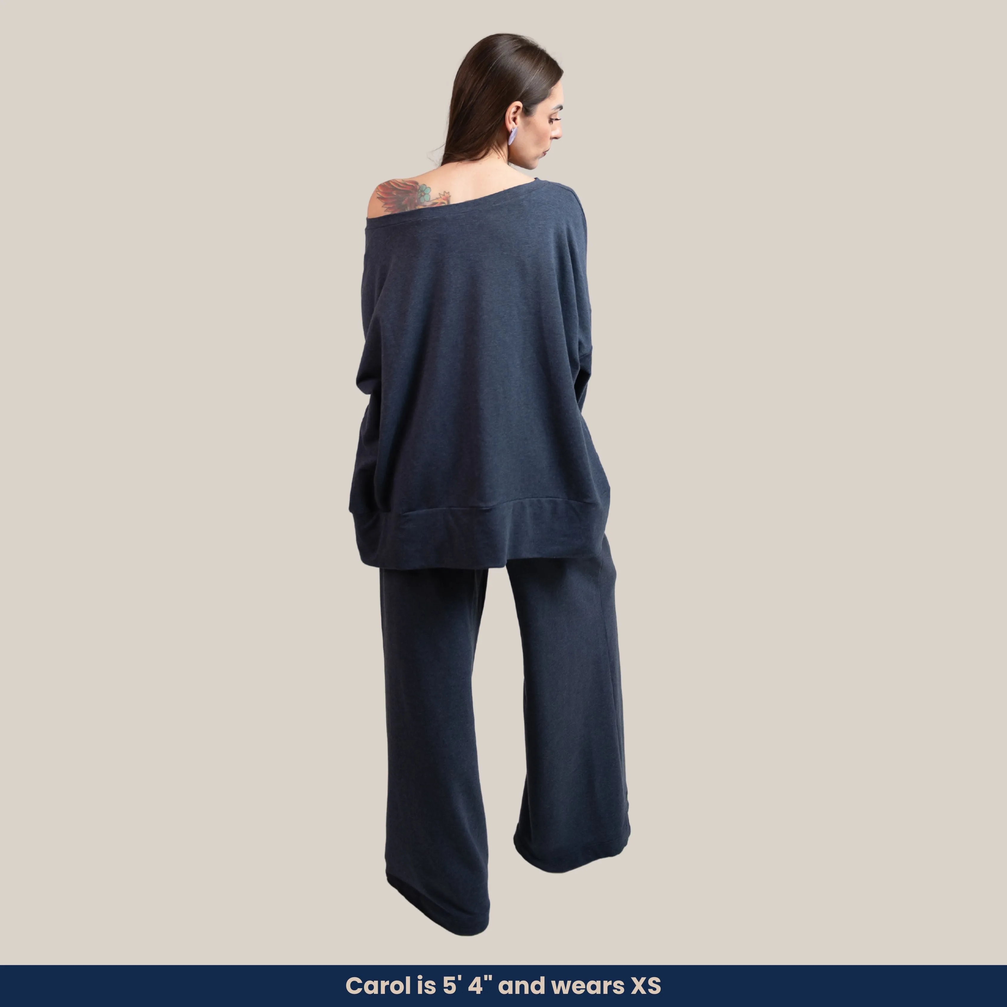 Maya - Soft Bamboo Fleece Oversized Top