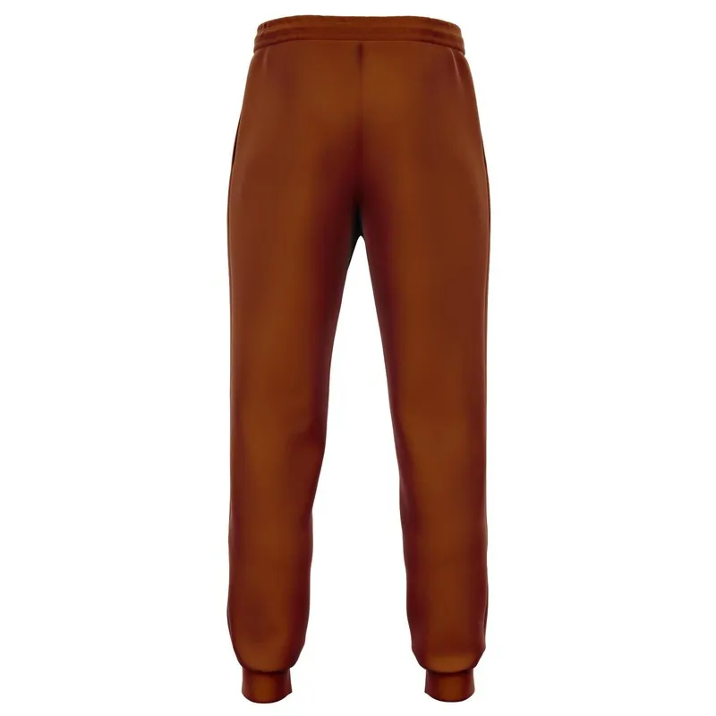 Medium Dark Orange Joggers | Unisex | with PLUS sizes | Medium Dark Pure Orange | C0M75Y100K60