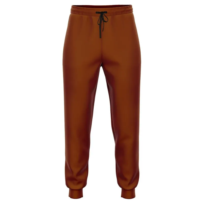 Medium Dark Orange Joggers | Unisex | with PLUS sizes | Medium Dark Pure Orange | C0M75Y100K60