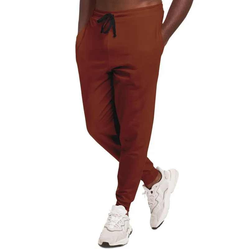 Medium Dark Orange Joggers | Unisex | with PLUS sizes | Medium Dark Pure Orange | C0M75Y100K60