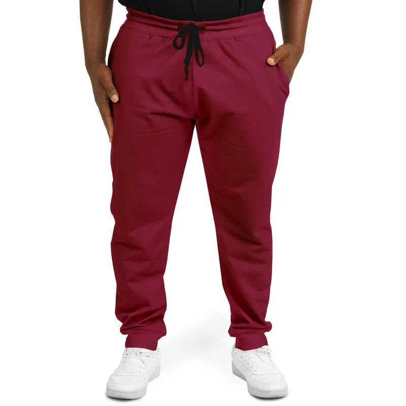 Medium Dark Pink Joggers | Unisex | with PLUS sizes | Medium Dark Pure Pink | C0M100Y50K60