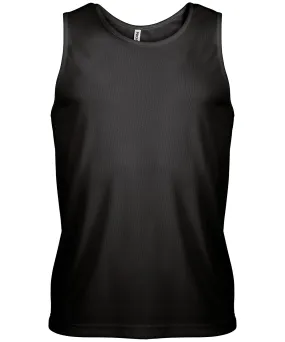 Mens sports vest | Black