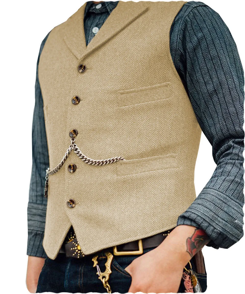 Men's Vest Wedding Groom Best Man Vest