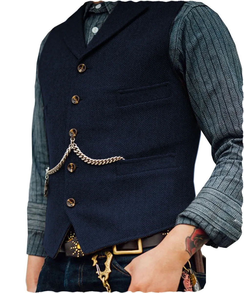 Men's Vest Wedding Groom Best Man Vest