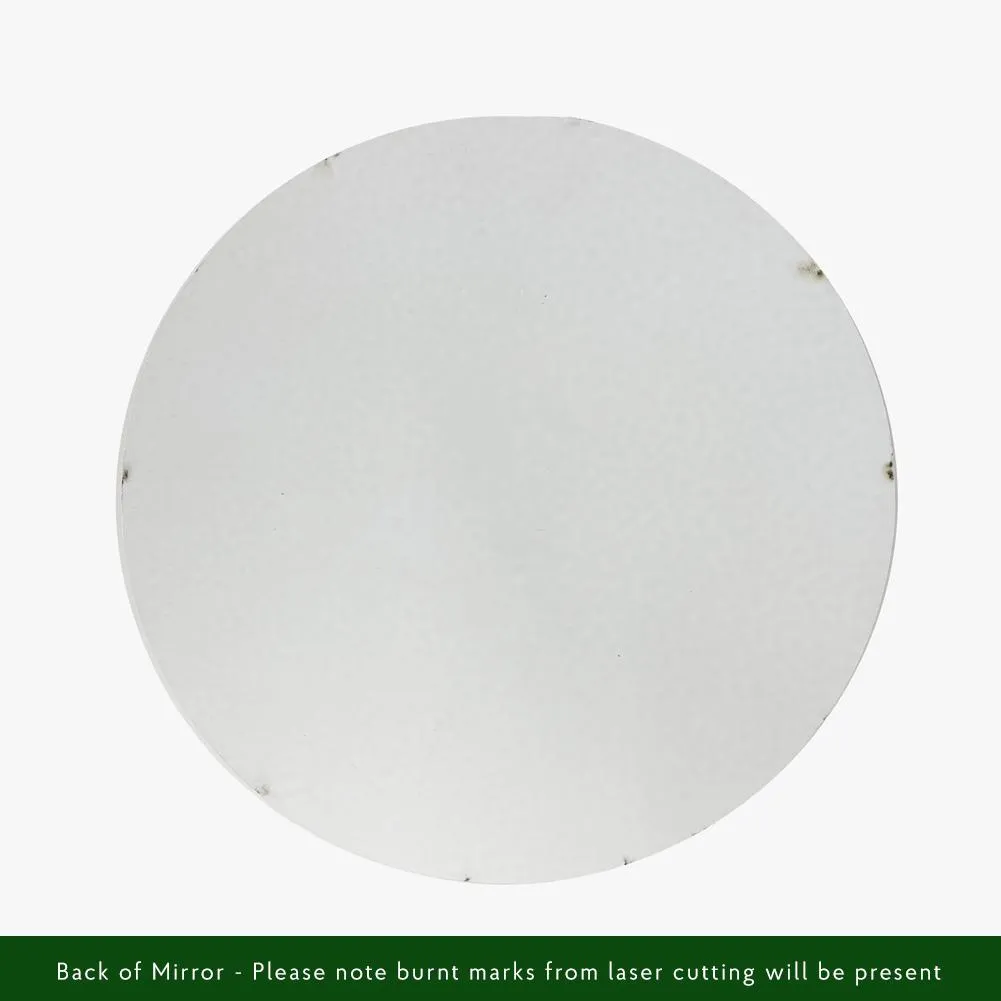 Metallic Silver Photography Styling Prop Circle Round Acrylic Mirror 7.8"/20cm for Flat Lays