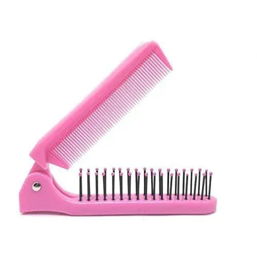 Miss beauty 1PCS Foldable Comb Beard Moustache Brush Salon Hairdressing Styling Tool in random color