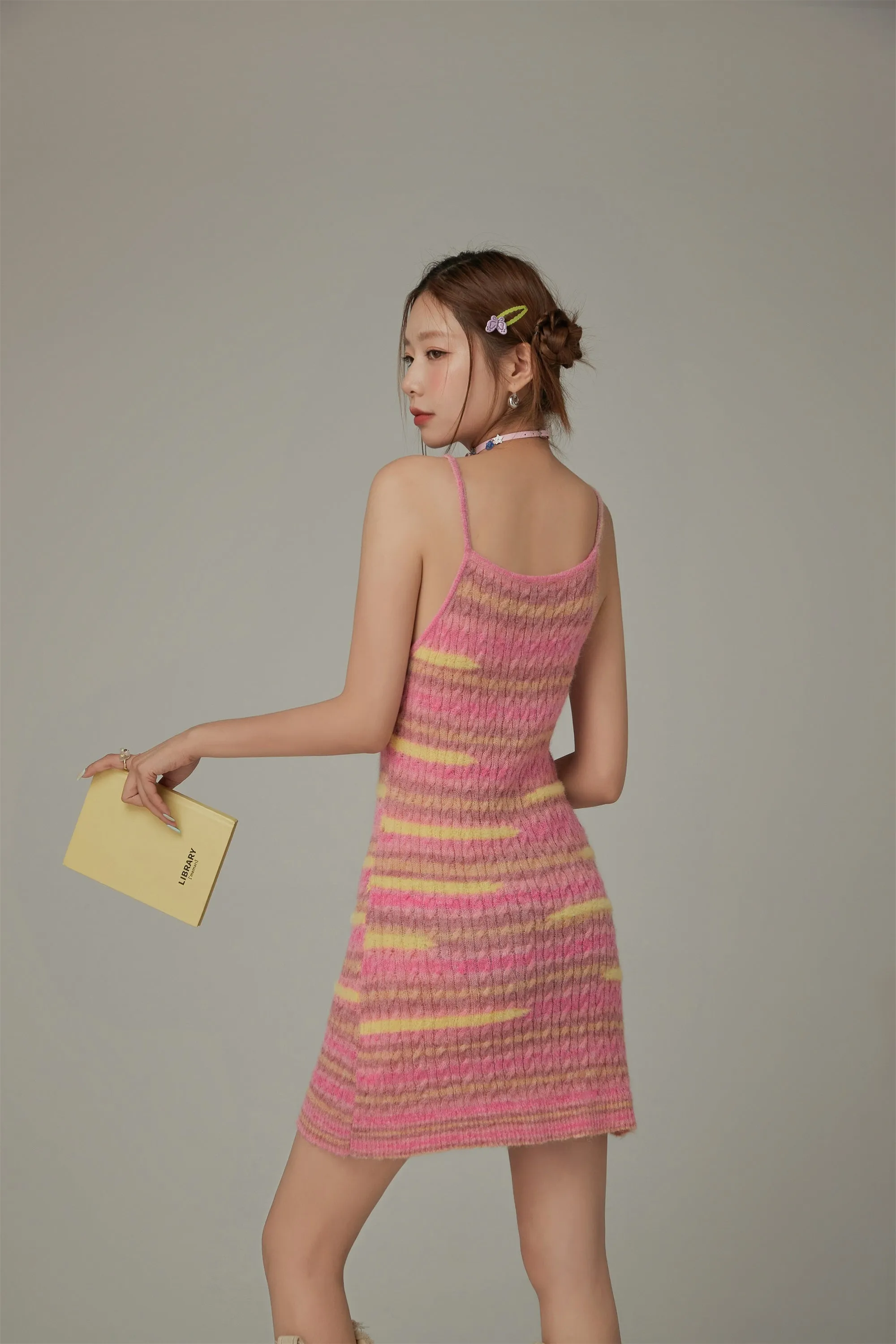 Multi Color Sleeveless Knit Dress