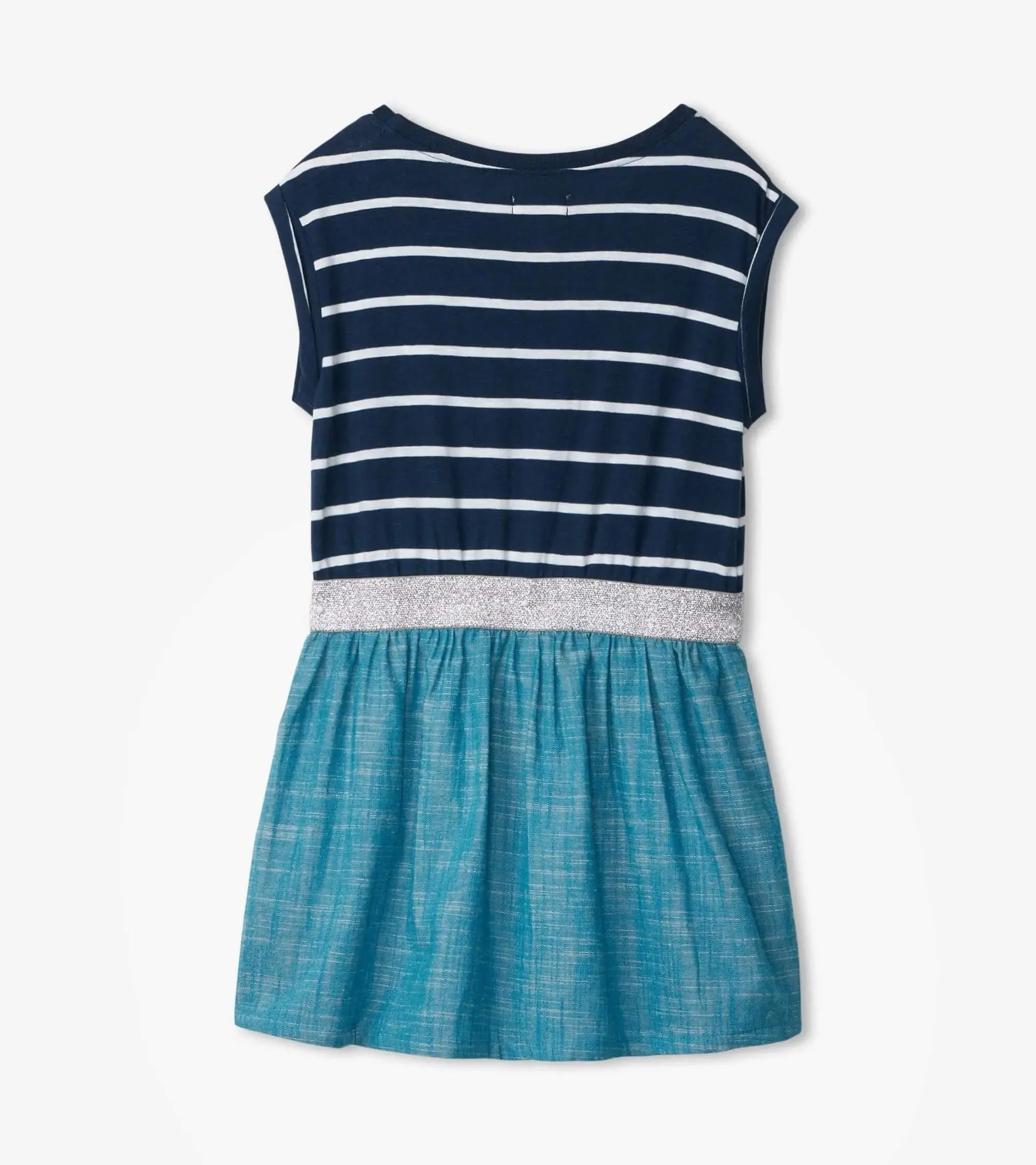 Nautical Stripes Elastic Waist Dress | Hatley