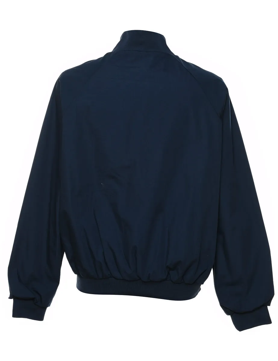 Navy Popper Front Bomber Jacket - XL