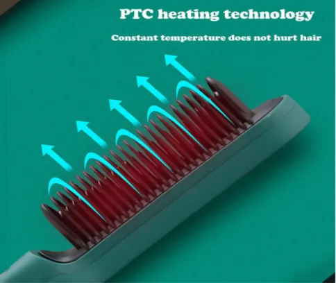 Negative Ion Professional Straightening Comb - MOQ 25 pcs