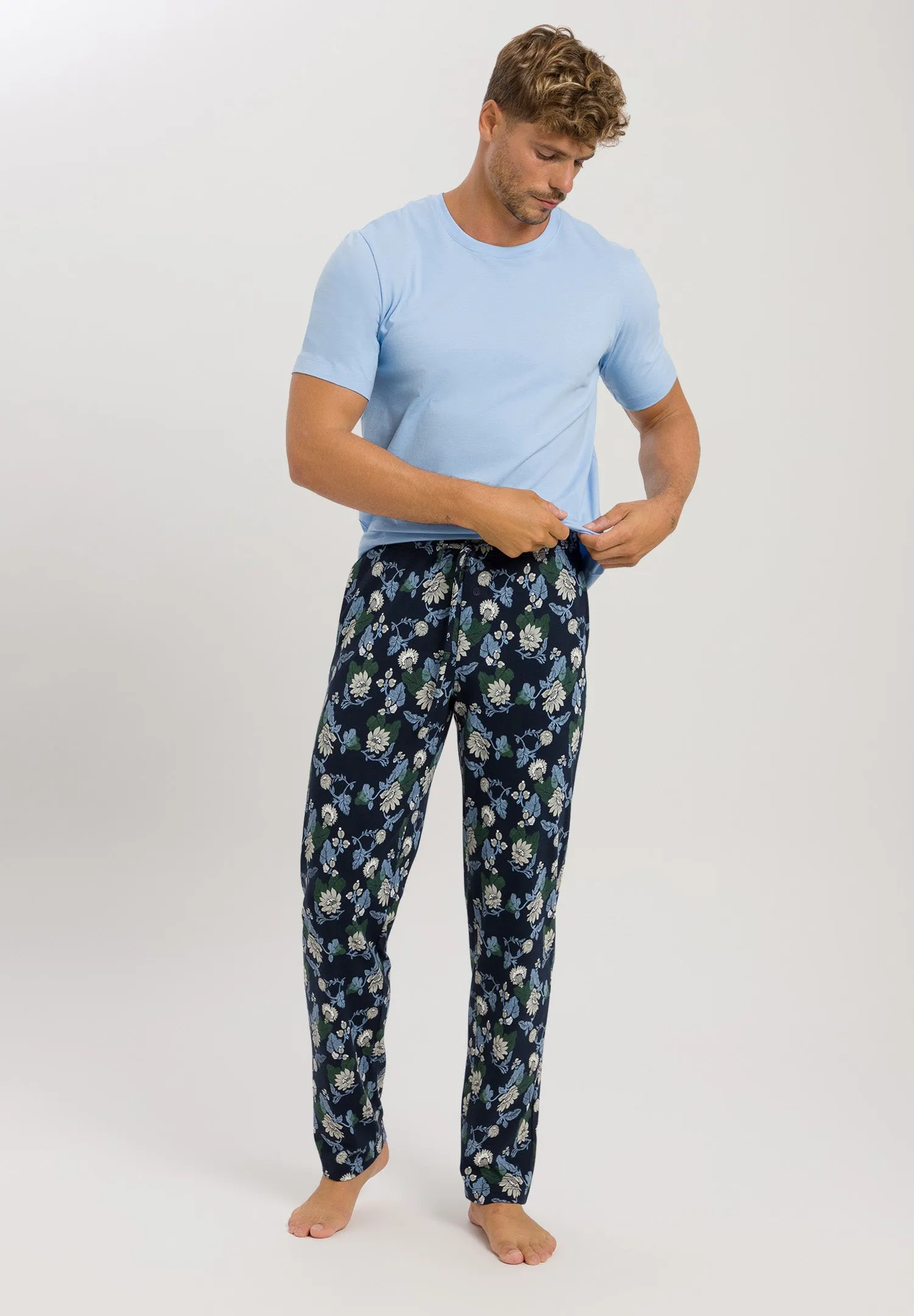 Night And Day Knit Lounge Pant | Fine Lined Print 75216-1251