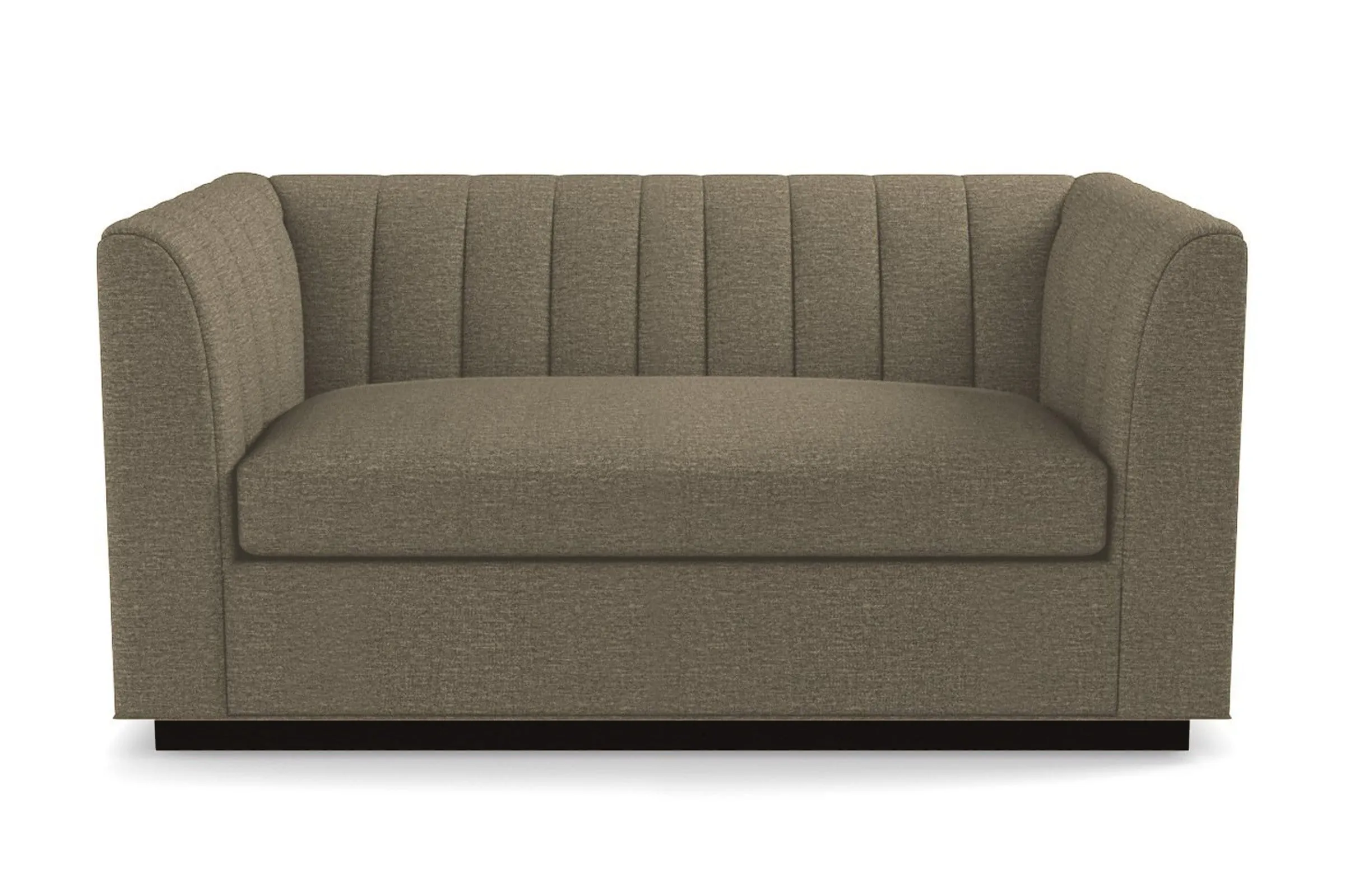 Nora Apartment Size Sleeper Sofa Bed :: Leg Finish: Espresso / Sleeper Option: Deluxe Innerspring Mattress