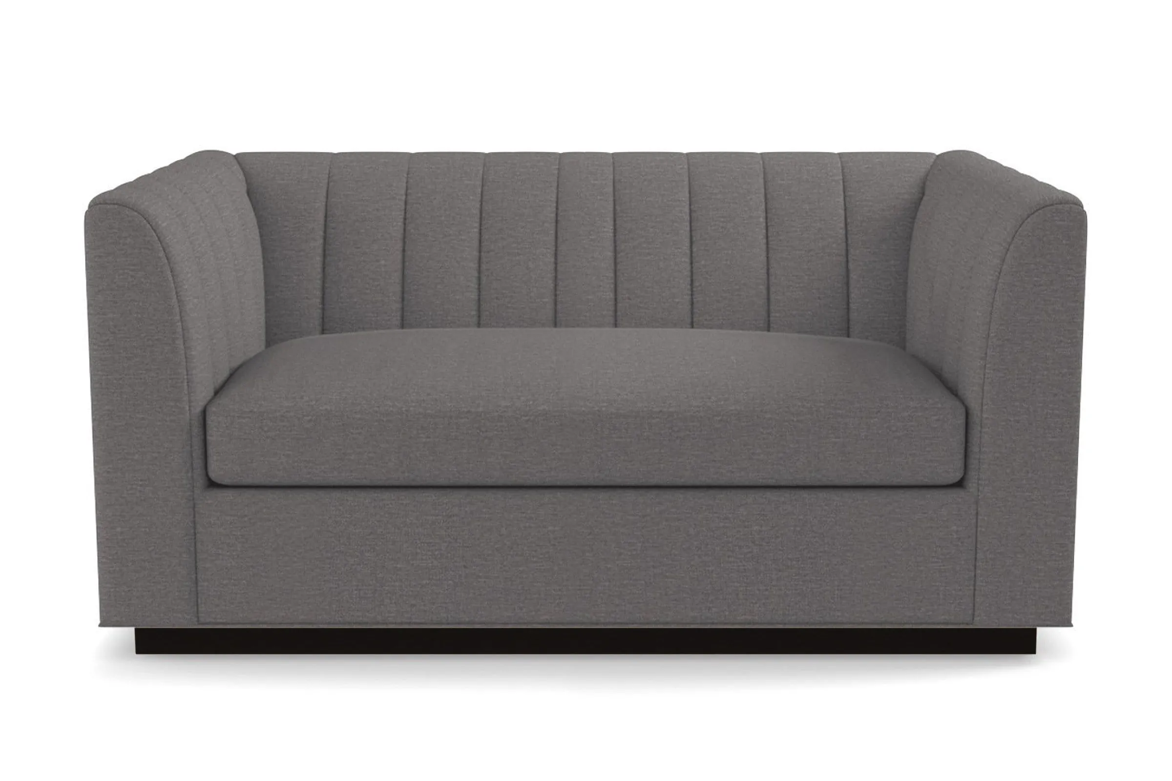 Nora Apartment Size Sleeper Sofa Bed :: Leg Finish: Espresso / Sleeper Option: Memory Foam Mattress