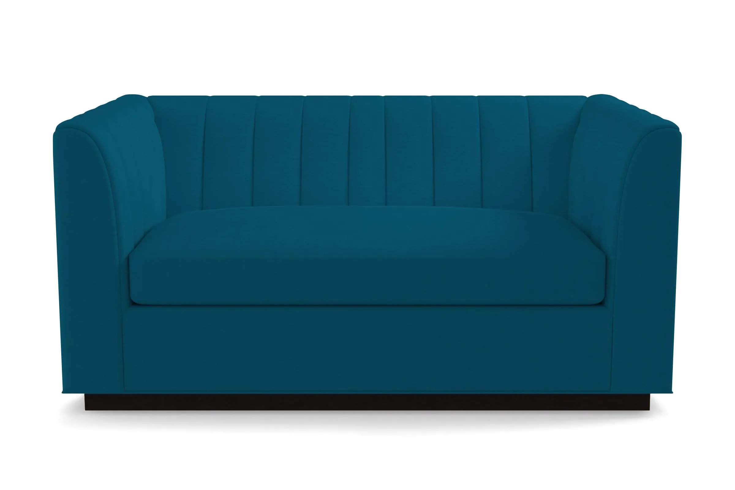 Nora Apartment Size Sleeper Sofa Bed :: Leg Finish: Espresso / Sleeper Option: Memory Foam Mattress