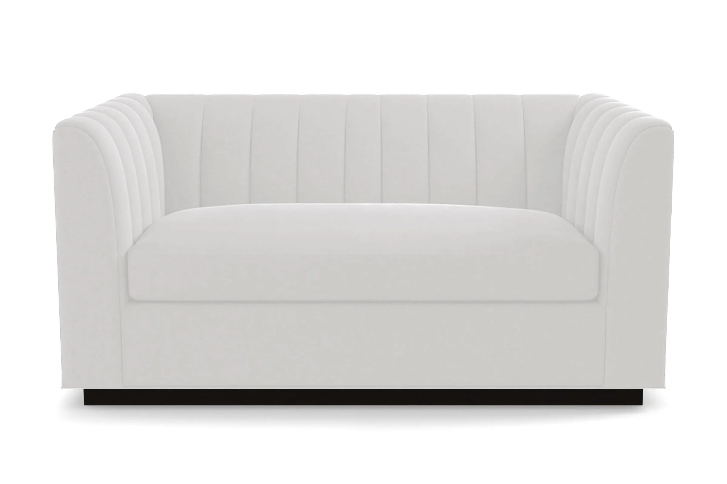 Nora Apartment Size Sleeper Sofa Bed :: Leg Finish: Espresso / Sleeper Option: Memory Foam Mattress