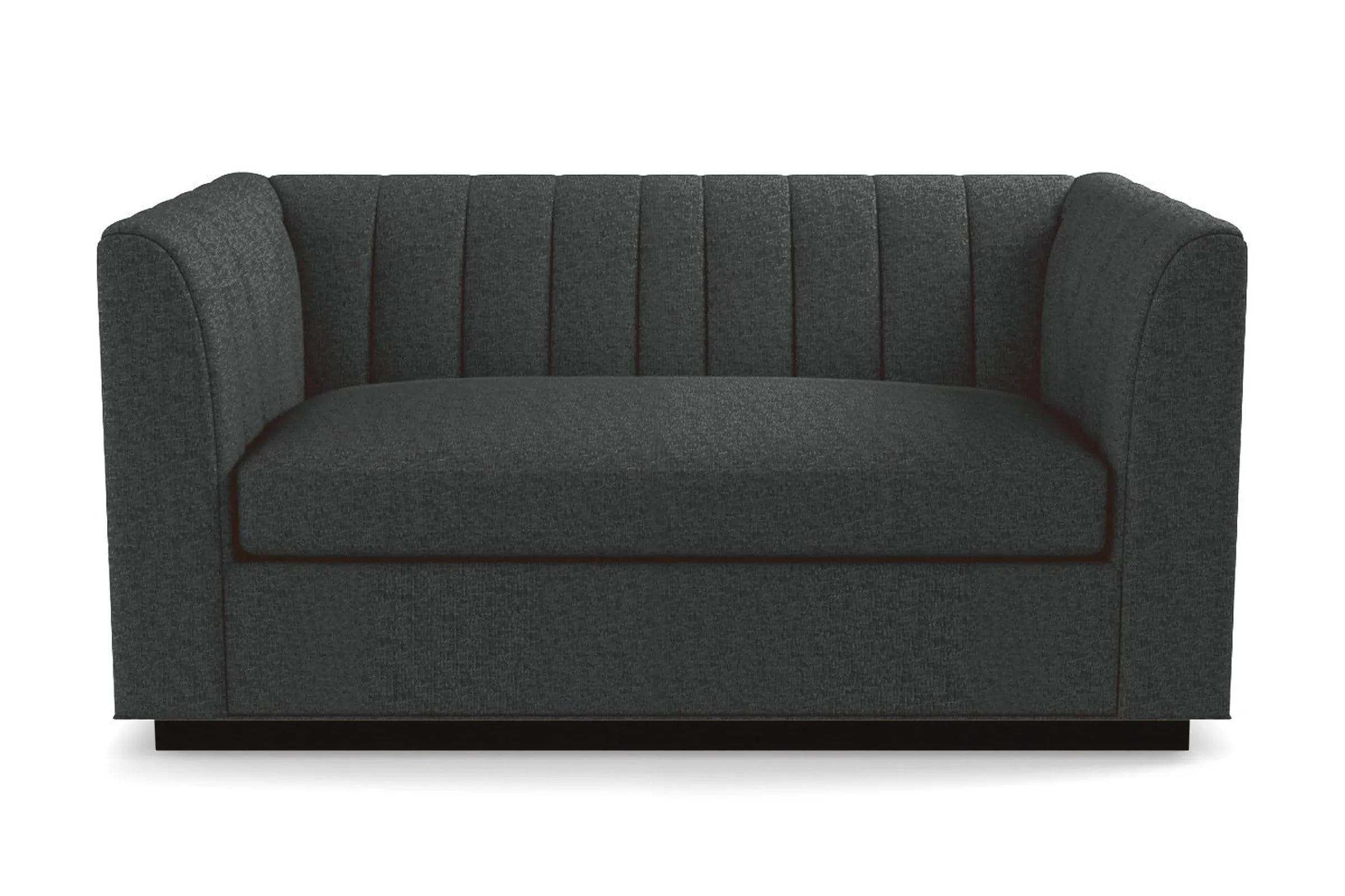 Nora Apartment Size Sleeper Sofa Bed :: Leg Finish: Espresso / Sleeper Option: Memory Foam Mattress